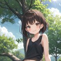 木登り少女 5枚目
