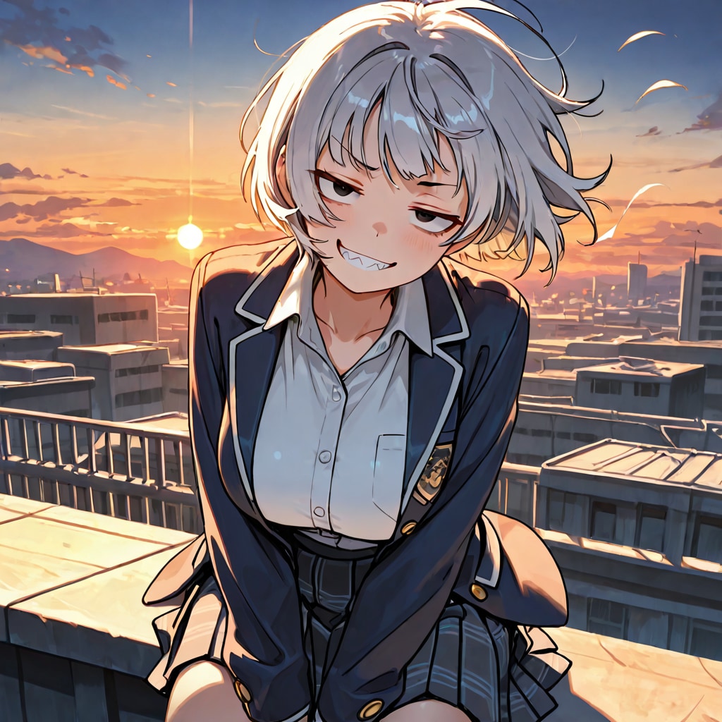 放課後の屋上、少しだけ素直な時間