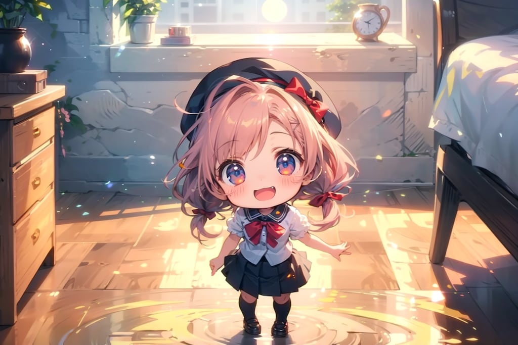 「おかえり-♪」。