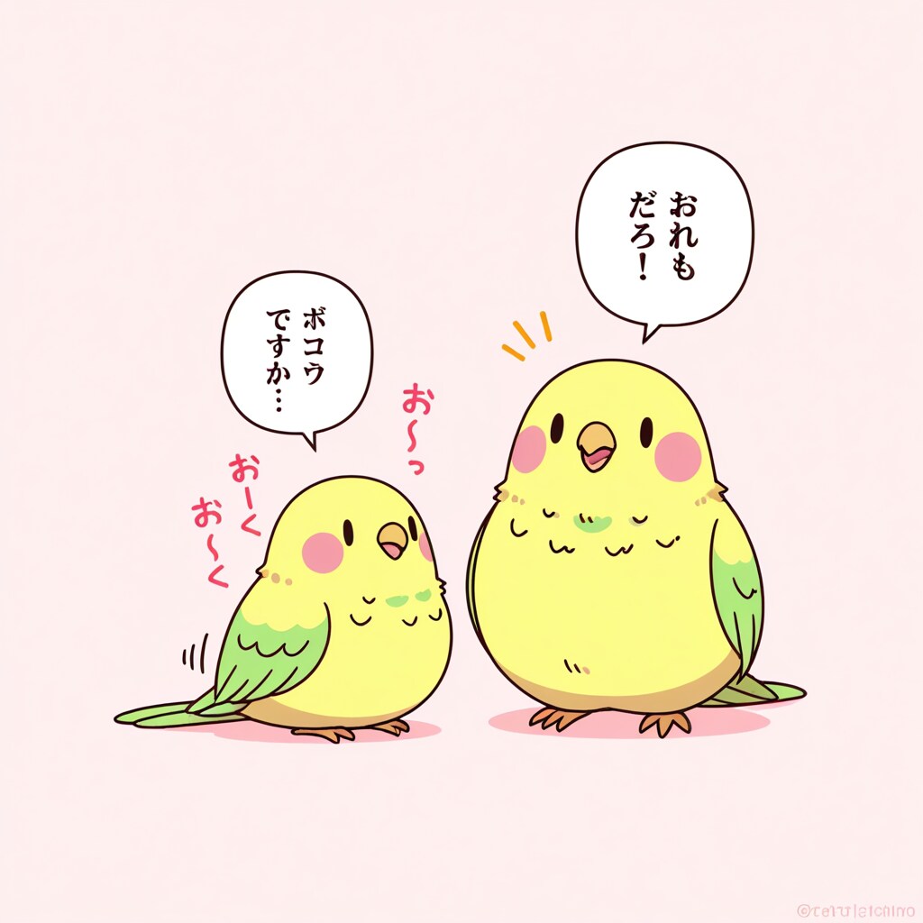 気まぐれインコ