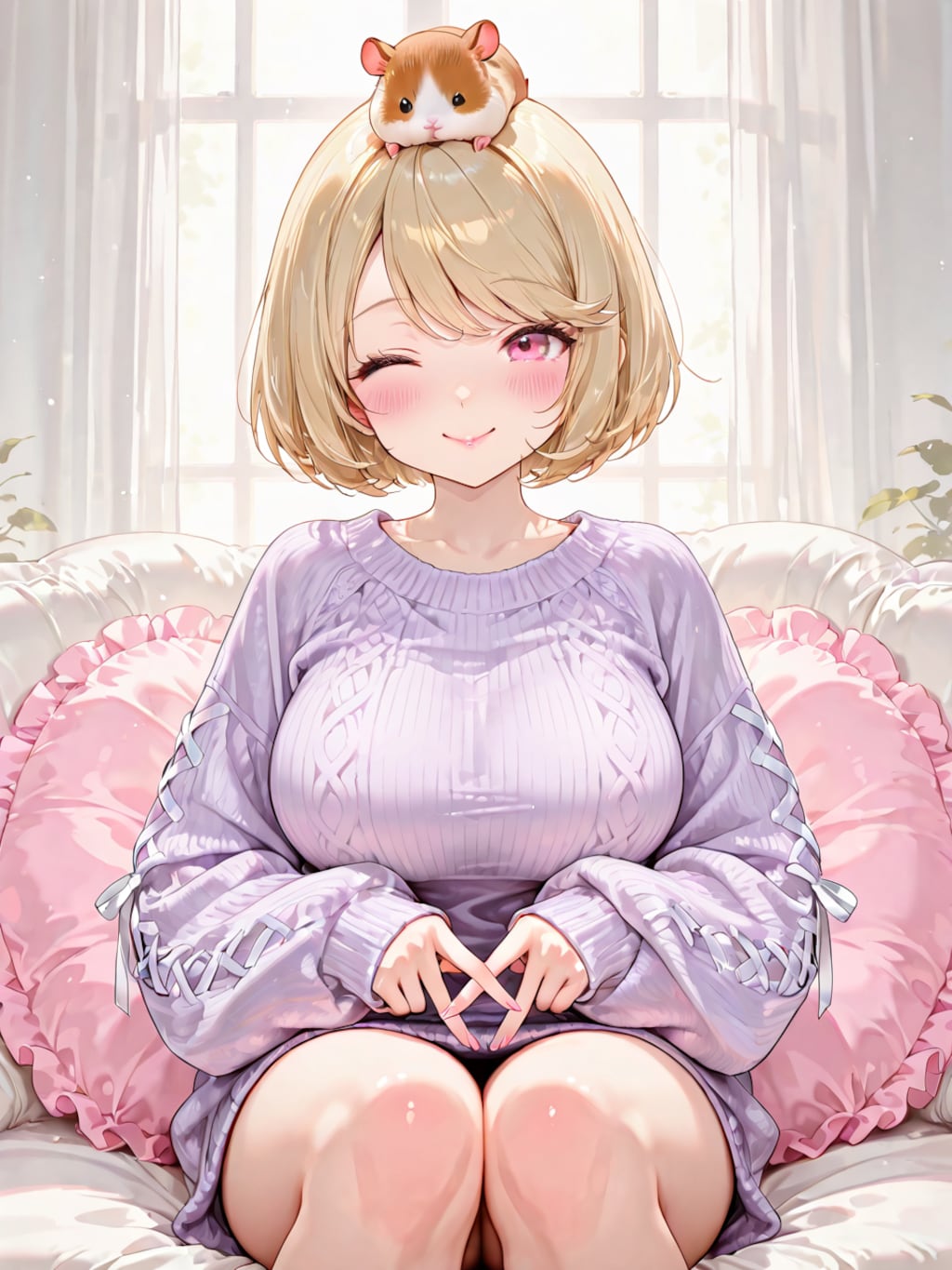 頭に乗せていくよ〜🎶