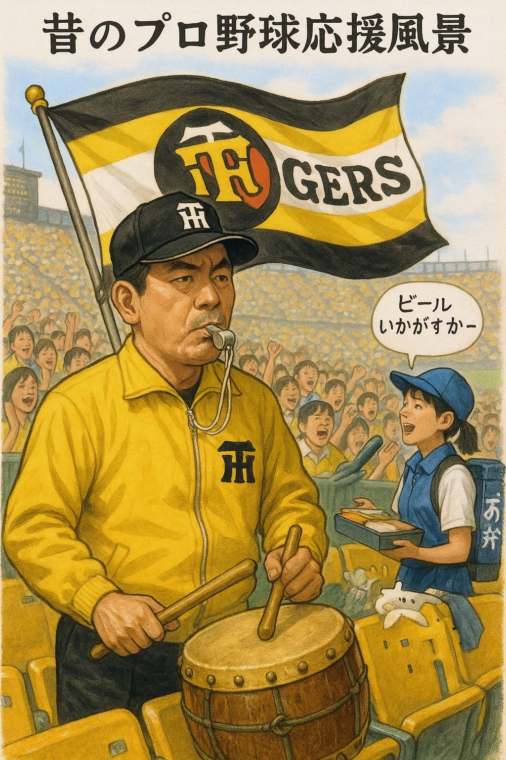 昔のプロ野球応援風景⚾️ | の人気AIイラスト・グラビア