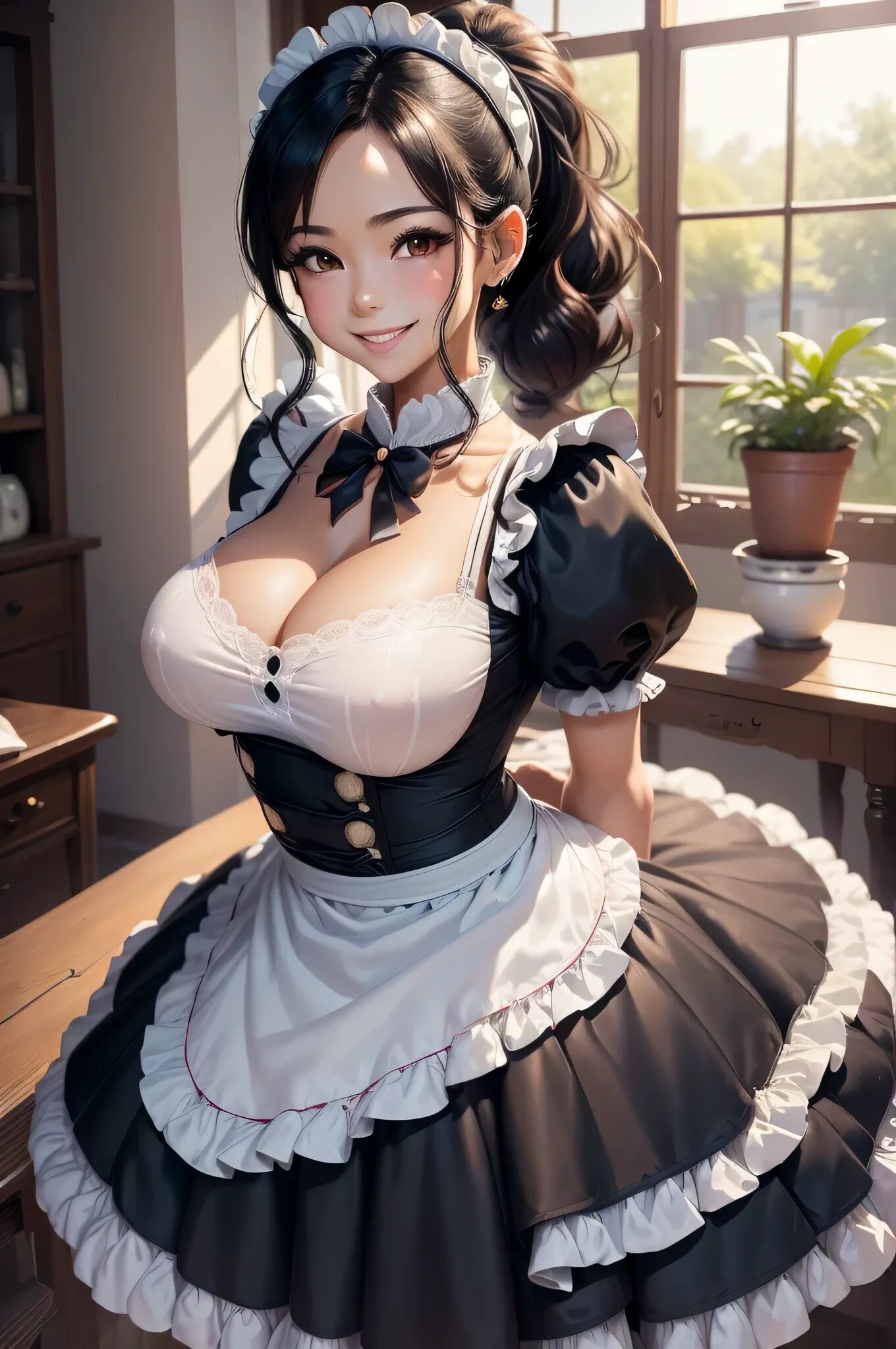 微笑む少女