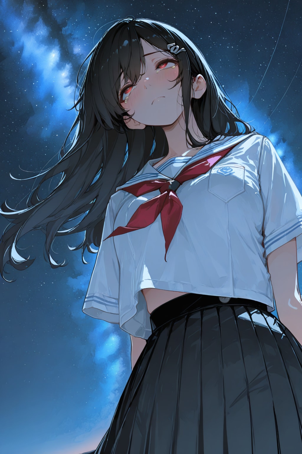 リゾート地の星空