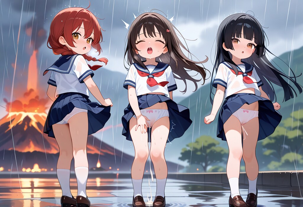 台風接近中