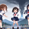 台風接近中 2枚目