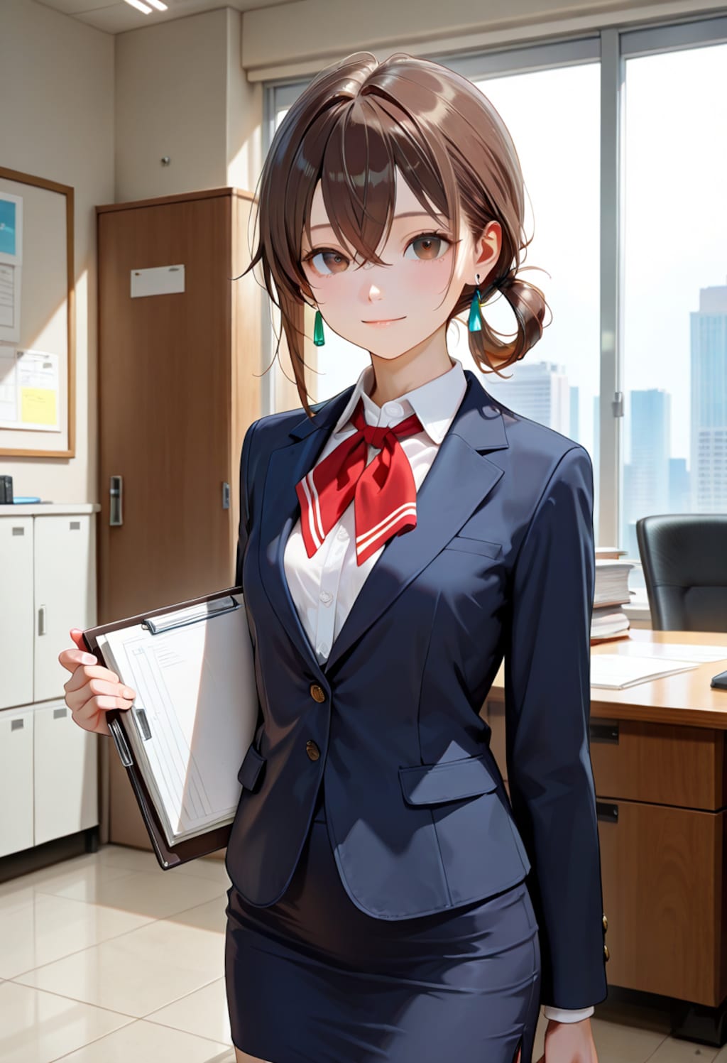 歩美 first day at work (5)