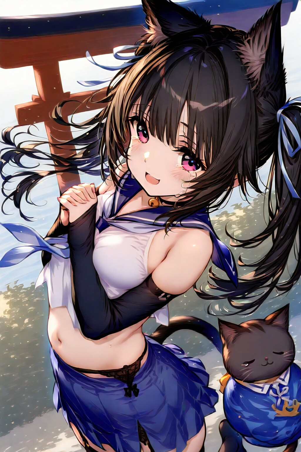 感謝感謝の猫娘