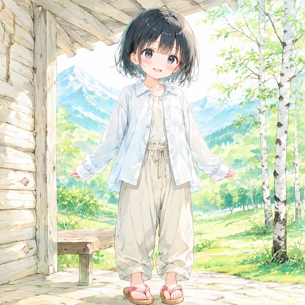 ゆったり服でリラックス