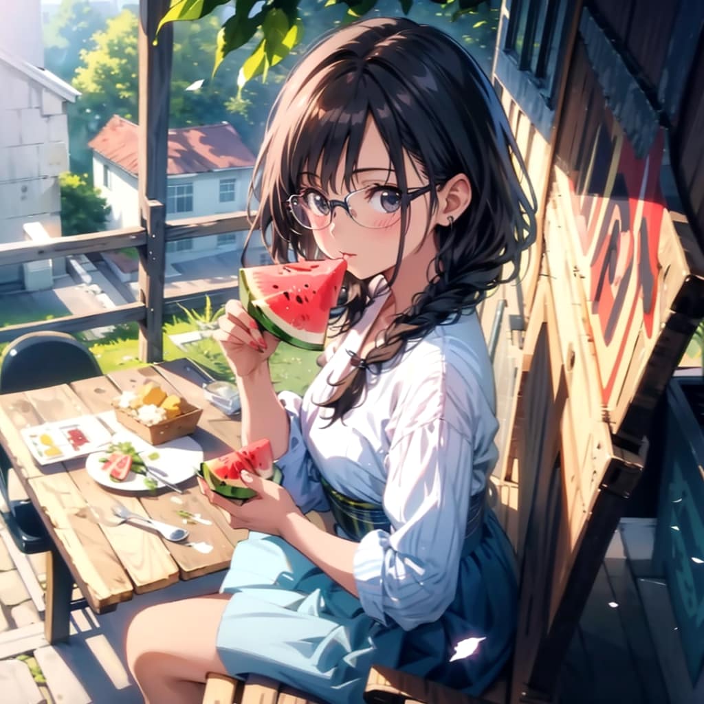 デザートはスイカ