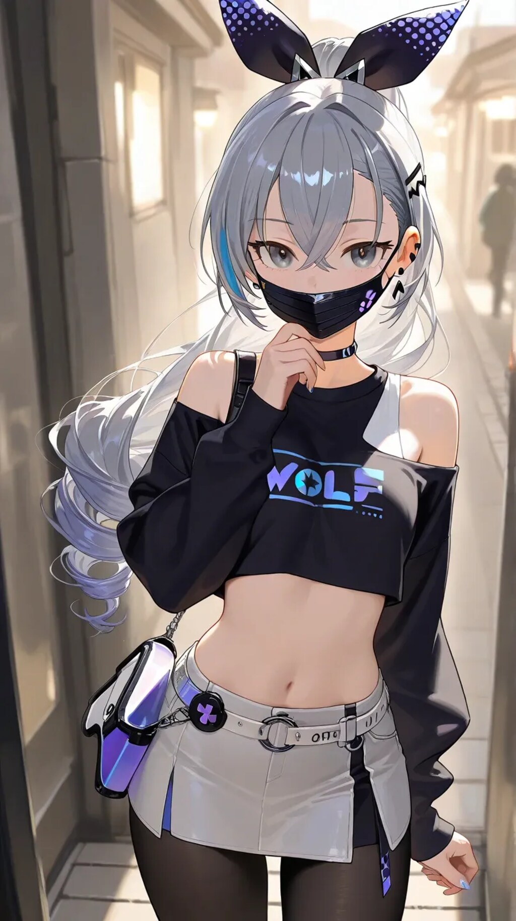 マスク越しでもわかる美女