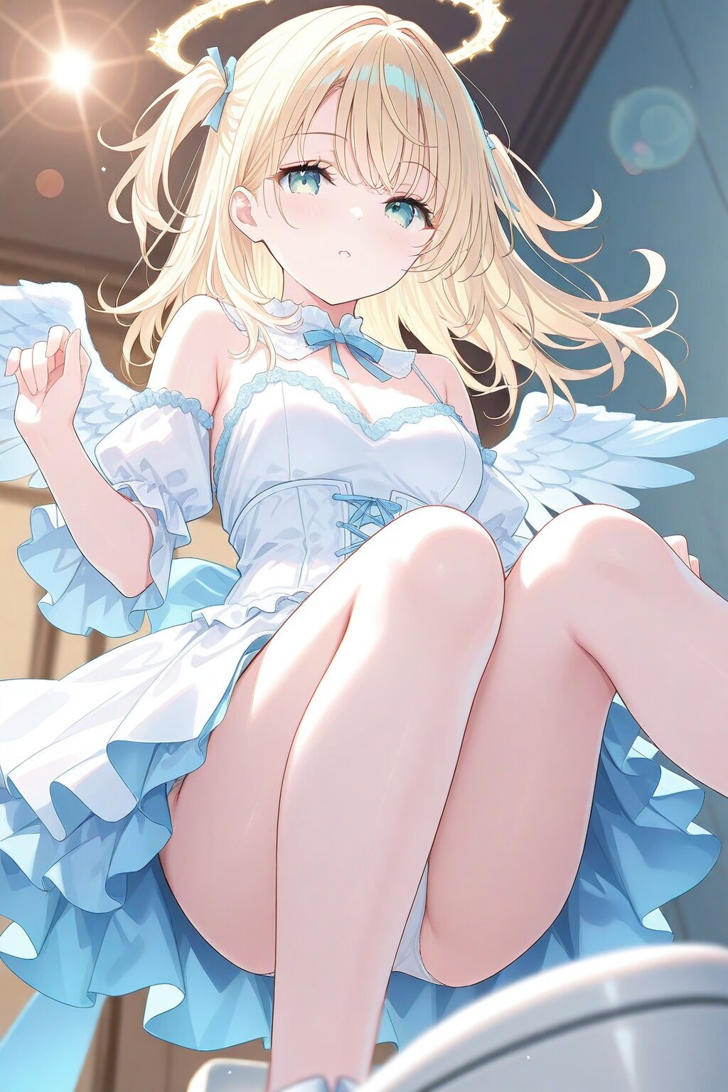 １０単語の天使ちゃんにトイレを貸してあげる
