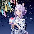 短冊だってパクパクですわ♪ 2枚目