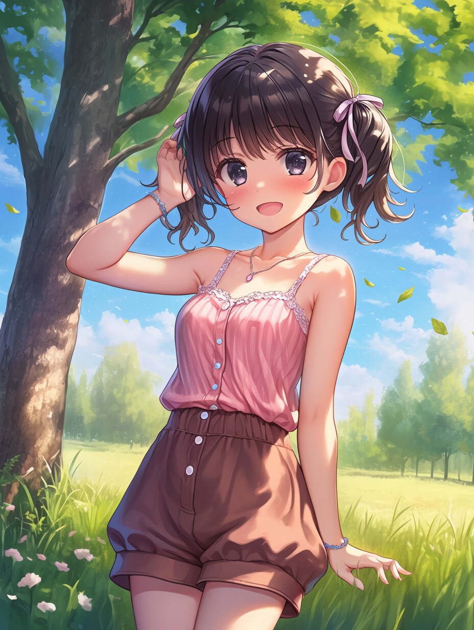 キャミソール女子68 | の人気AIイラスト・グラビア