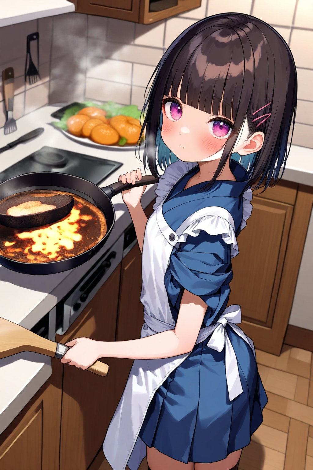 焦がしたんじゃなくて、こういう色の料理なんだぞ