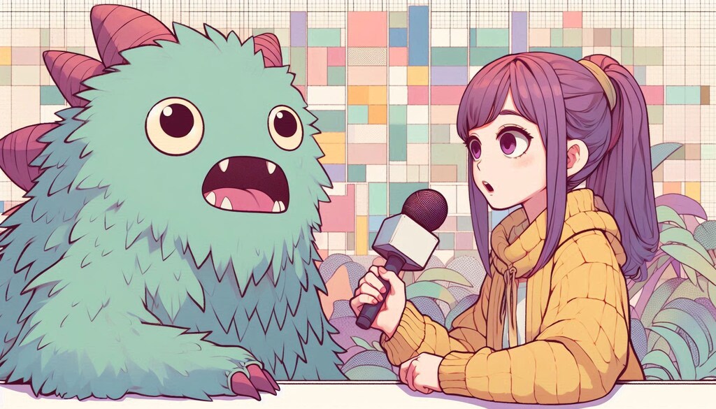 怪獣とインタビュー