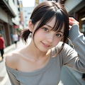 オフショル 3枚目
