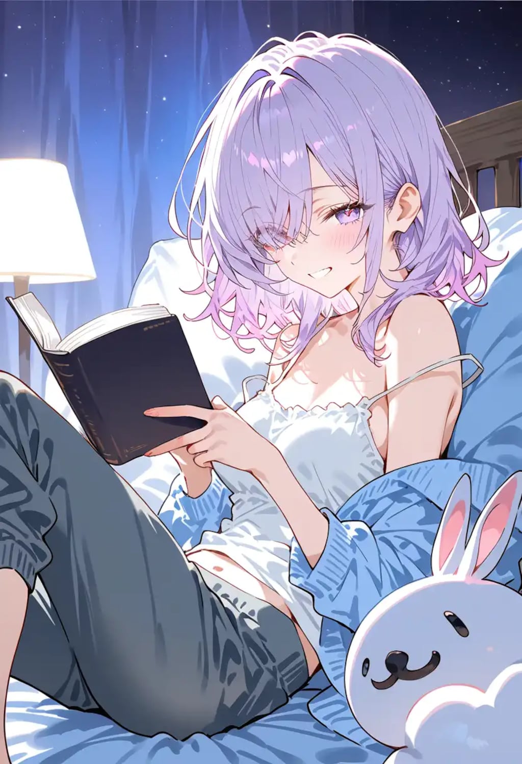 こんばんは…貴方も眠れないの？