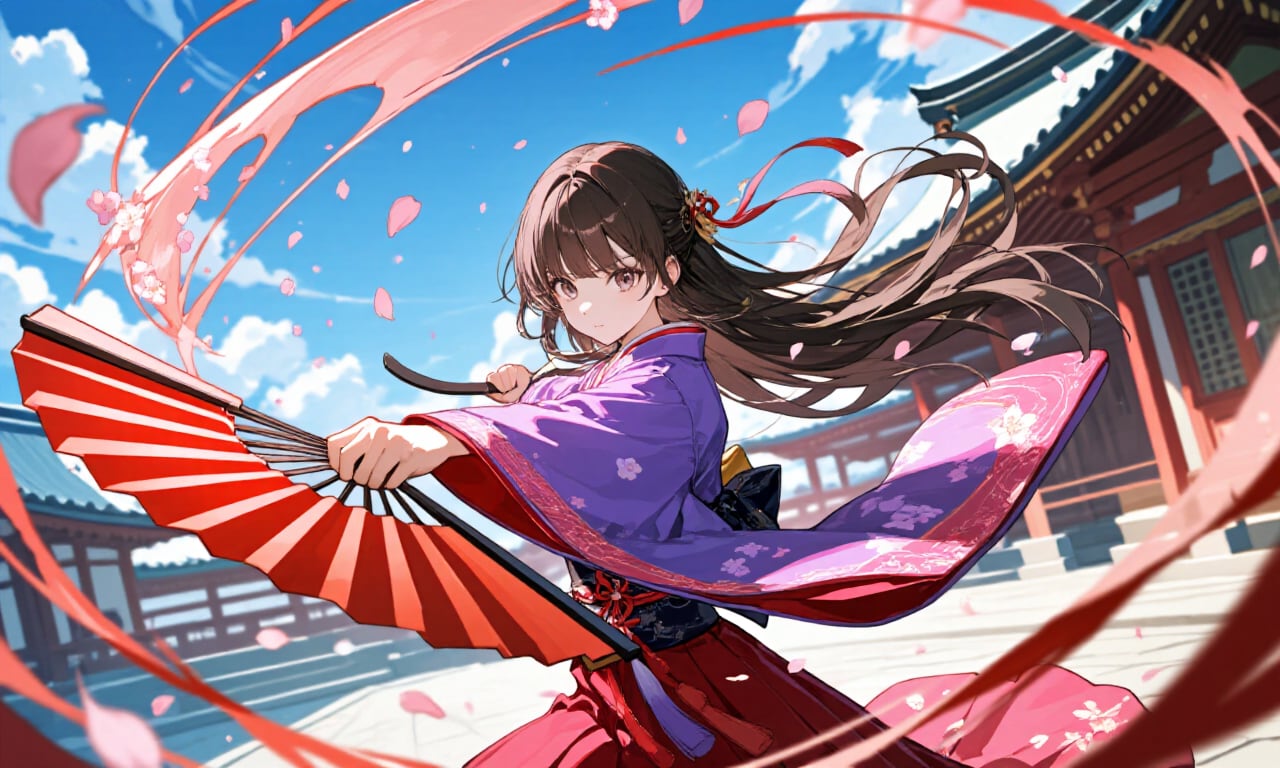 鉄扇女子　桜嵐 | の人気AIイラスト・グラビア