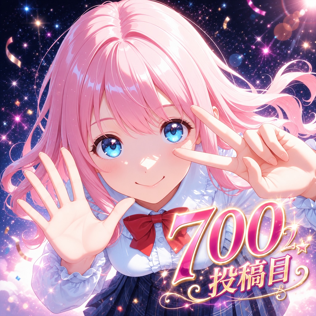700投稿目✨