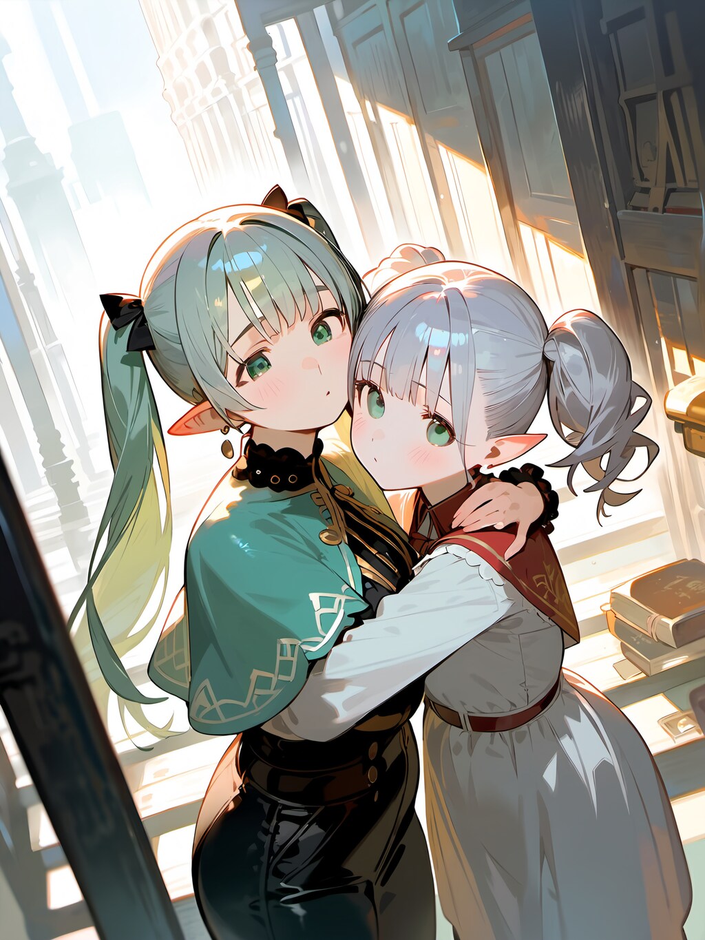 エルフ姉妹♪（双子？年齢差なし）