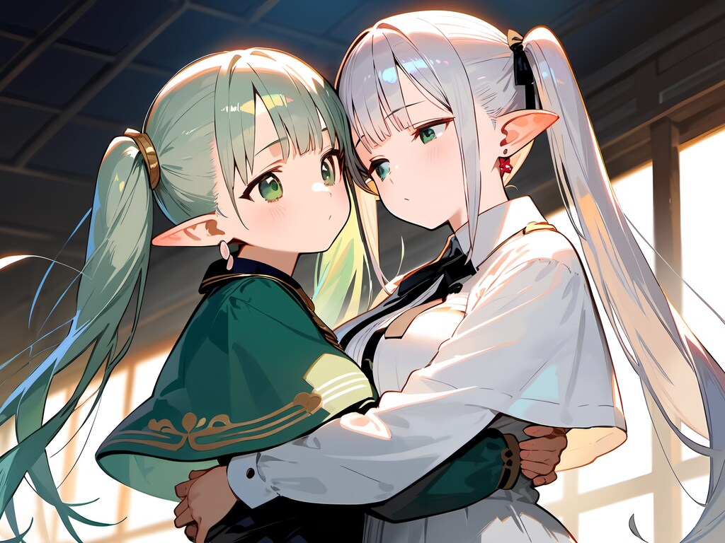 エルフ姉妹♪（双子？年齢差なし）