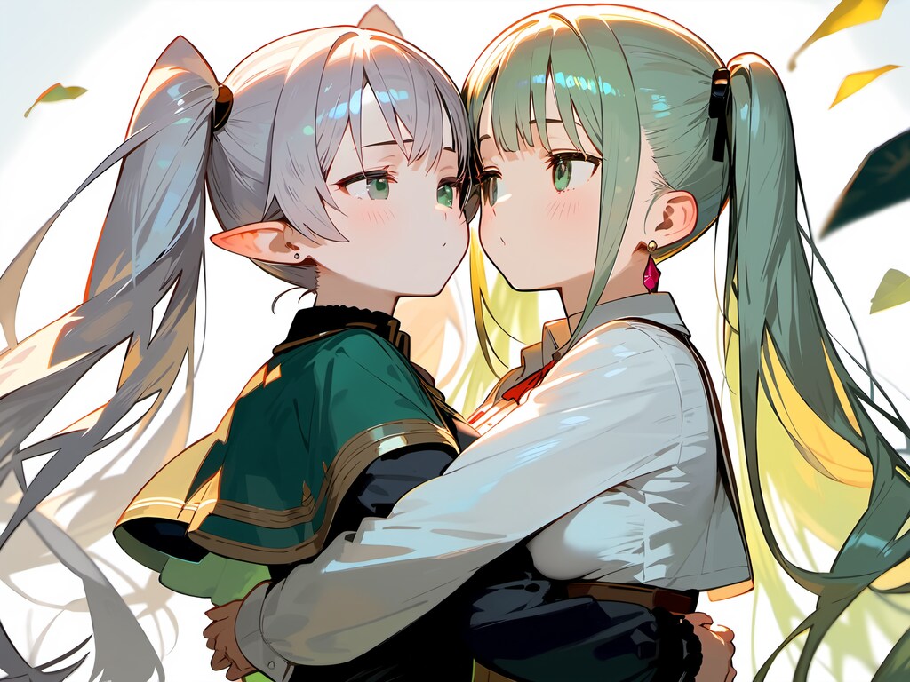 エルフ姉妹♪（双子？年齢差なし）