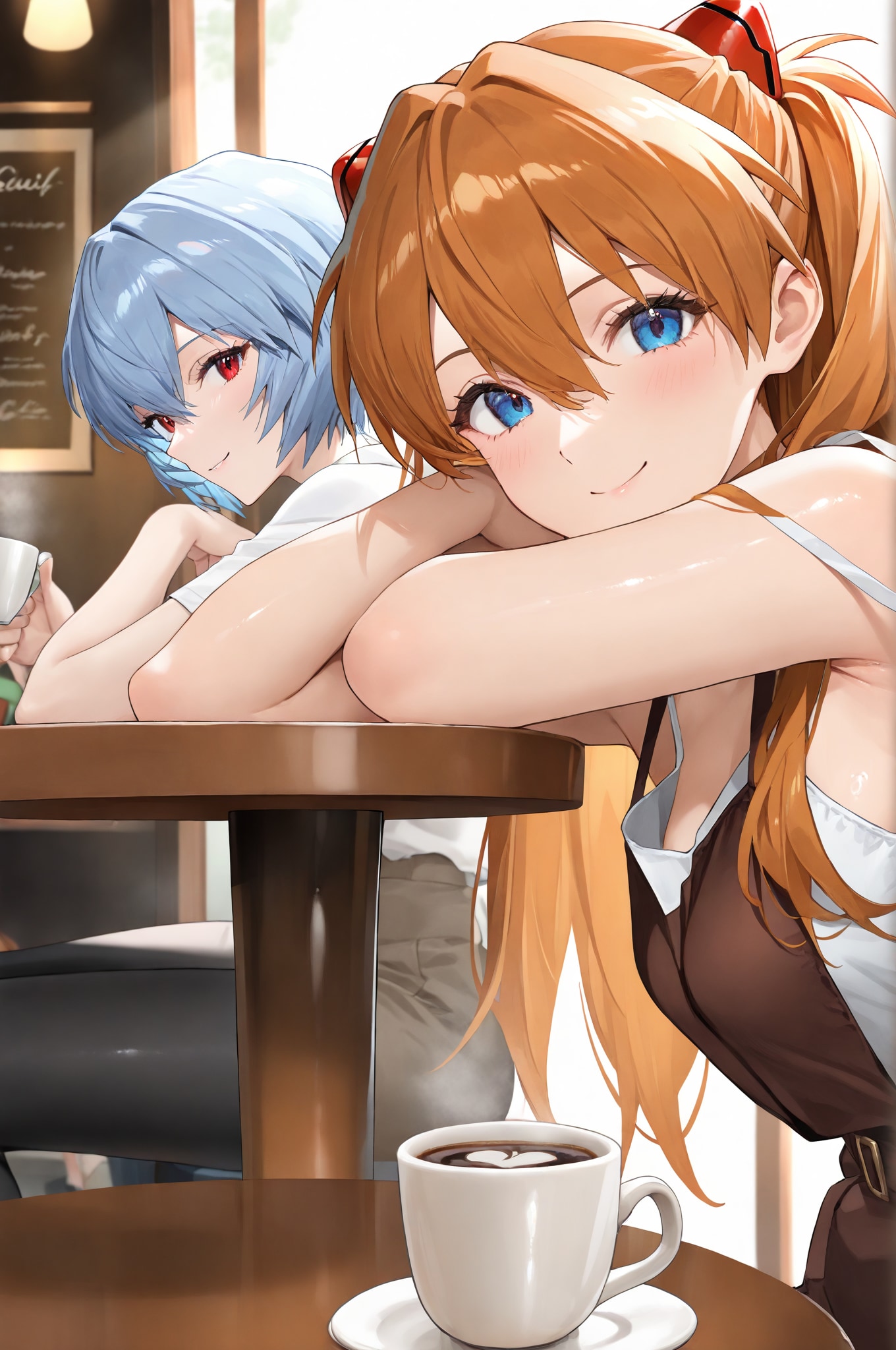 くつろぐ2人①