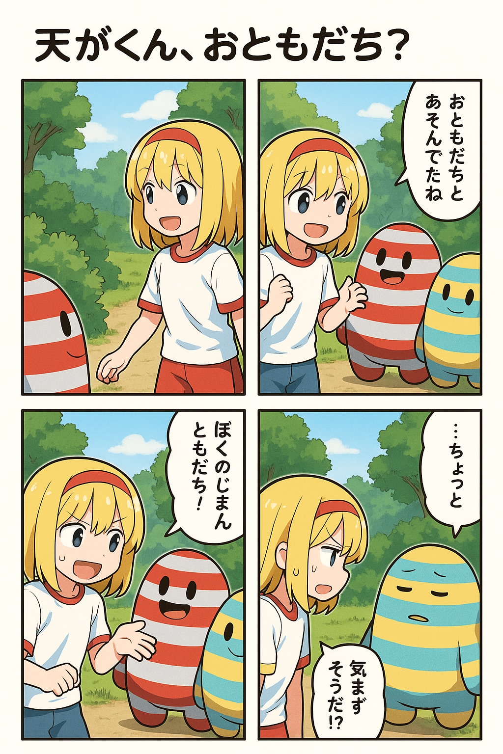 天がくんと ひのこちゃん