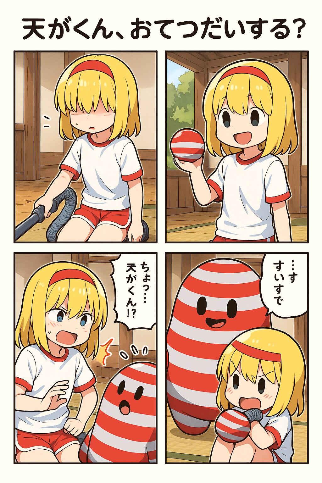 天がくんと ひのこちゃん