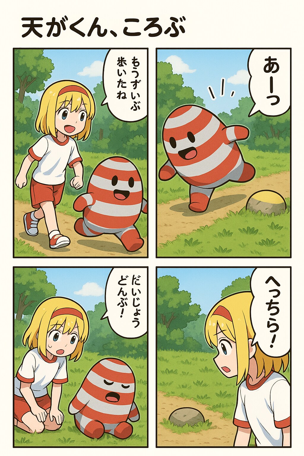 天がくんと ひのこちゃん
