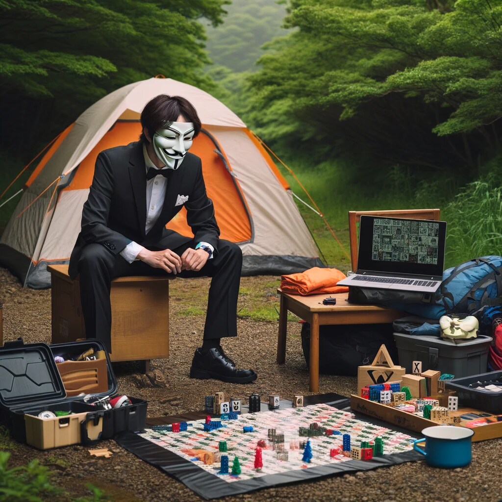 新しいゲームを考案中のデスゲーム支配人