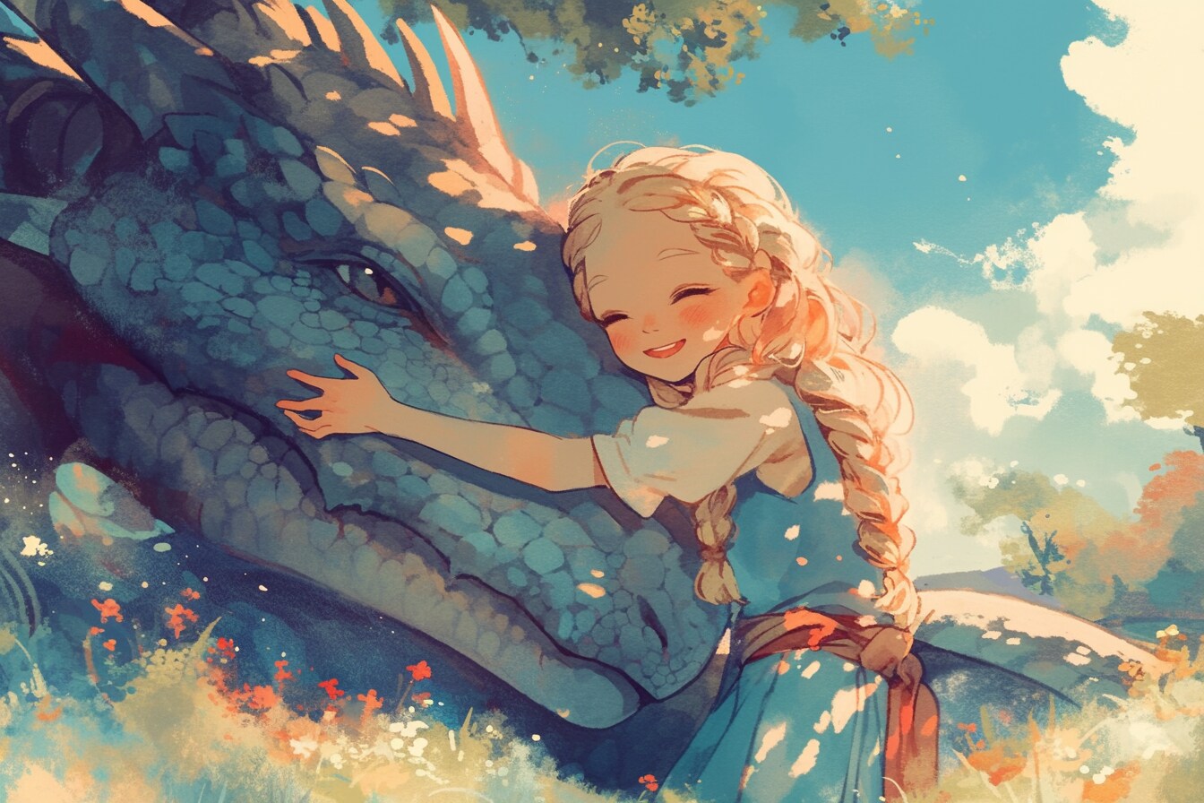 ドラゴンと少女（竜騎士）62 | の人気AIイラスト・グラビア