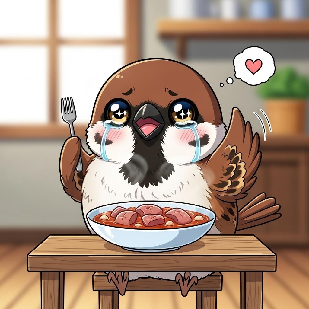 希少食材「雀の涙」