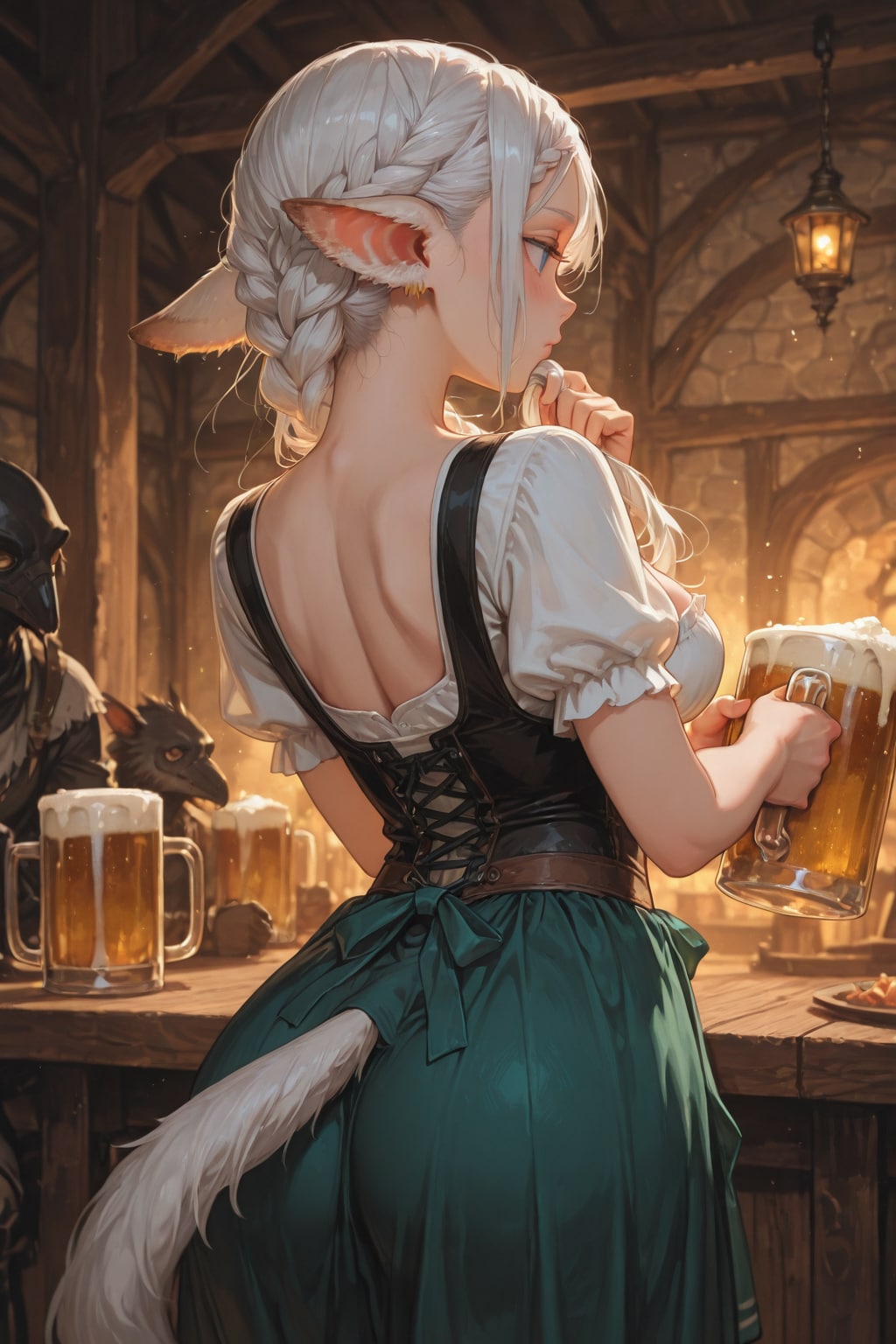 (#けもみみ酒場にようこそ)異世界探訪 話題のけもみみ酒場に向かう