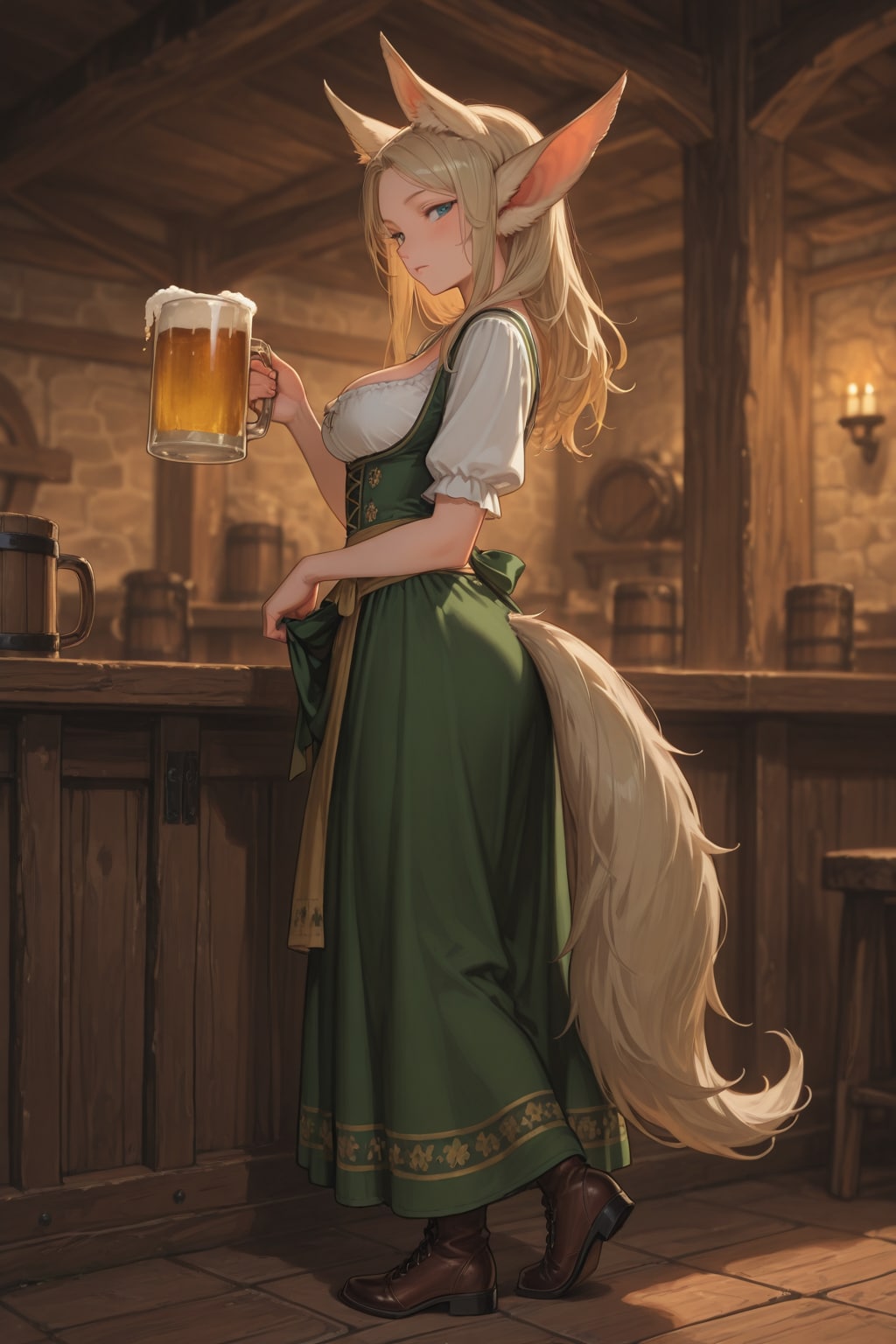 (#けもみみ酒場にようこそ)異世界探訪 話題のけもみみ酒場に向かう