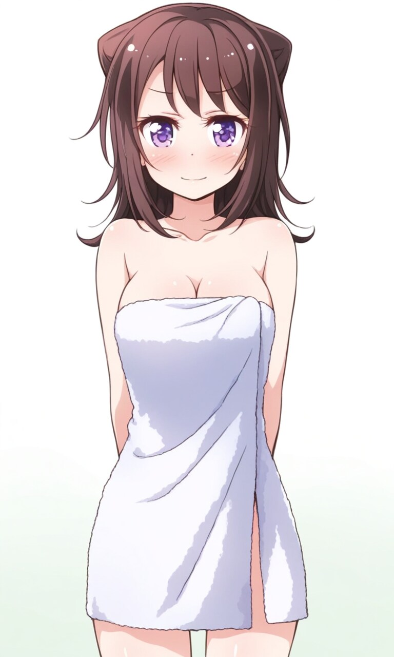 戸山香澄 バスタオル