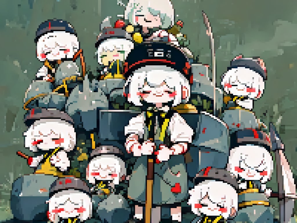 pixelizationドット絵ZRKL姉貴