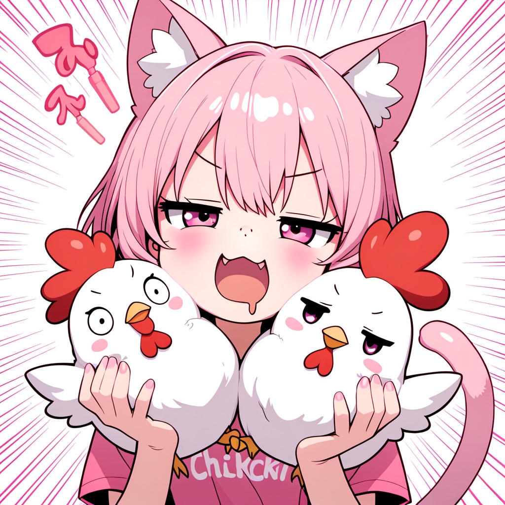 今日はにわとりの日だにゃ♡