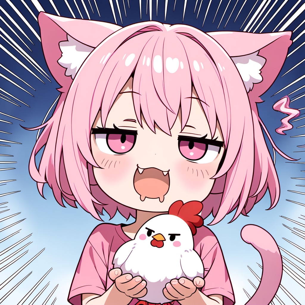 今日はにわとりの日だにゃ♡