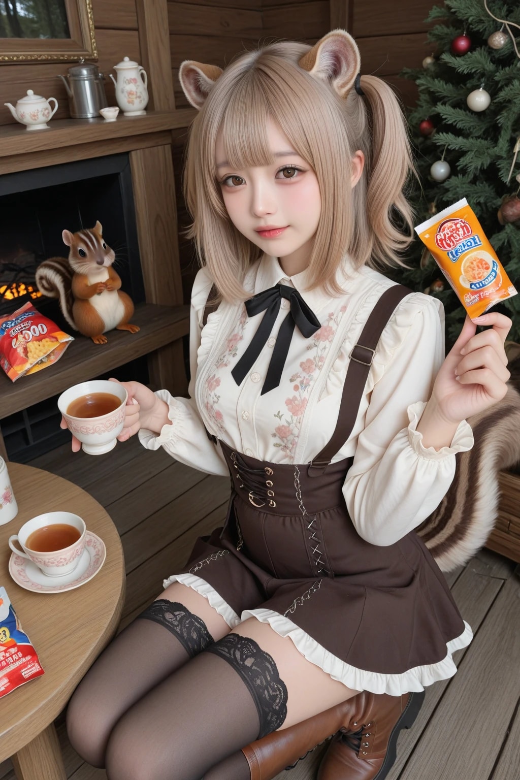 シルちゃん地雷系フェイス002《おいでよ どうぶつの娘》