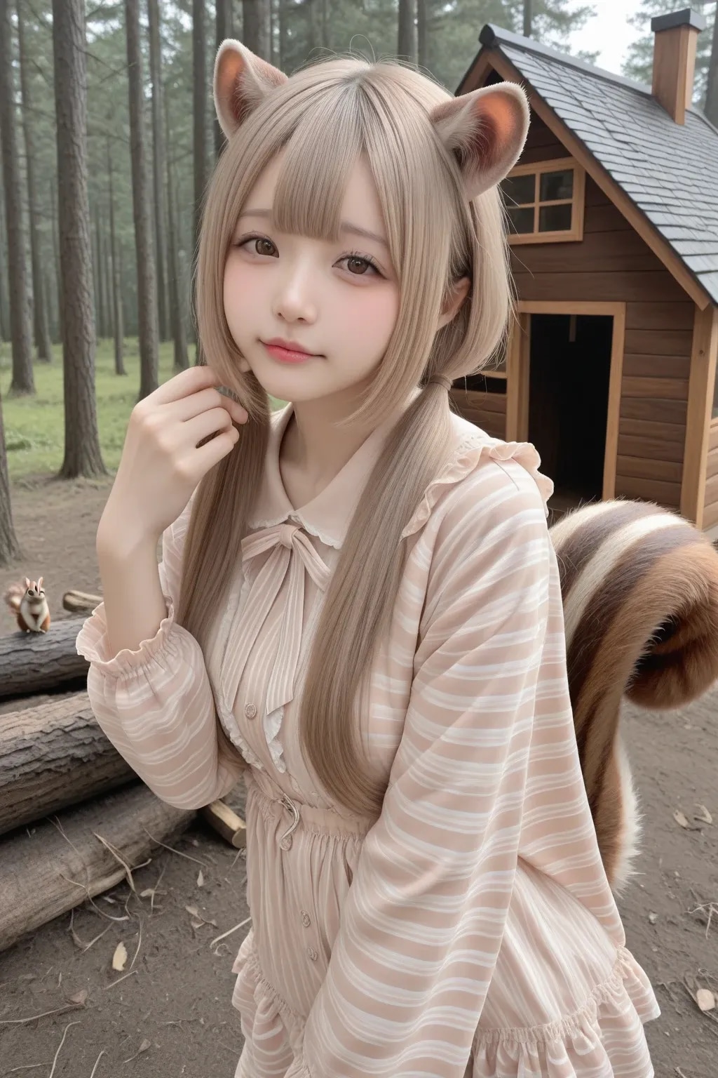 シルちゃん地雷系フェイス002《おいでよ どうぶつの娘》