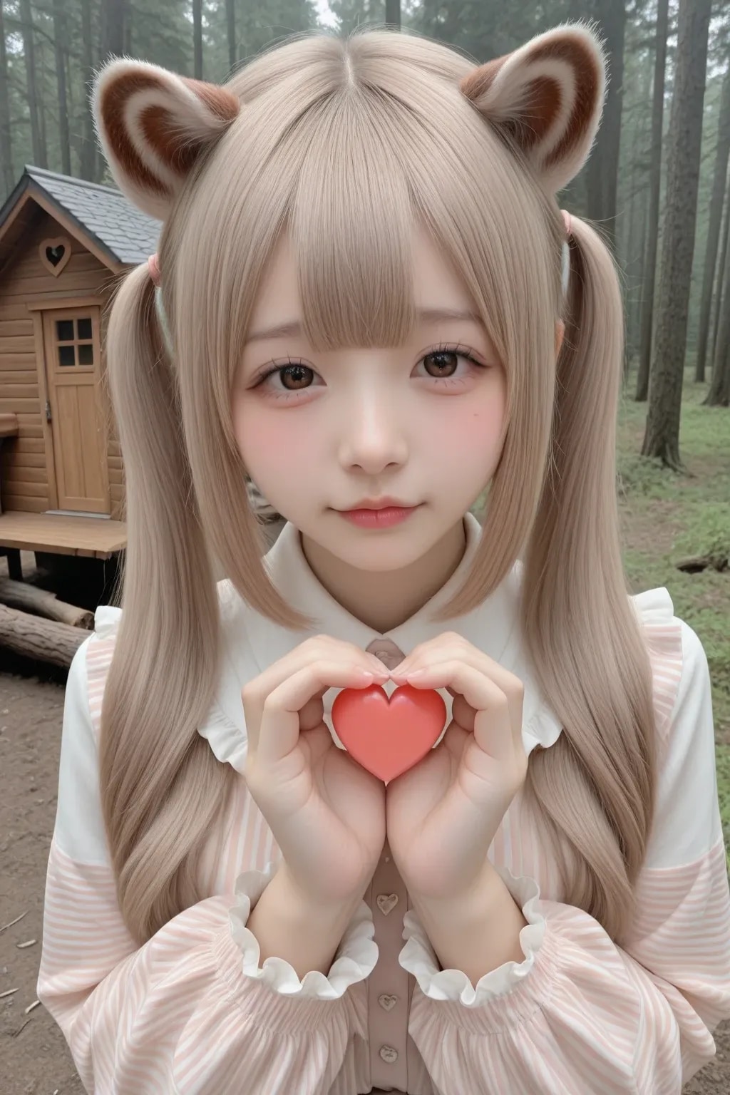 シルちゃん地雷系フェイス002《おいでよ どうぶつの娘》