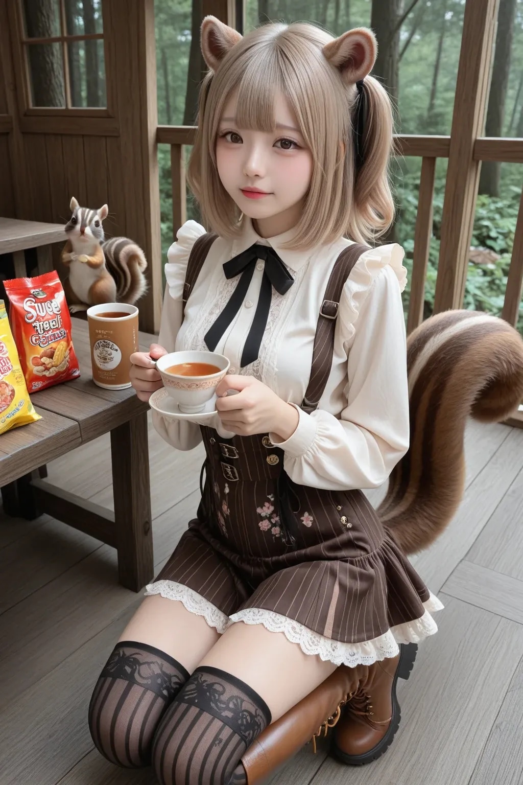 シルちゃん地雷系フェイス002《おいでよ どうぶつの娘》