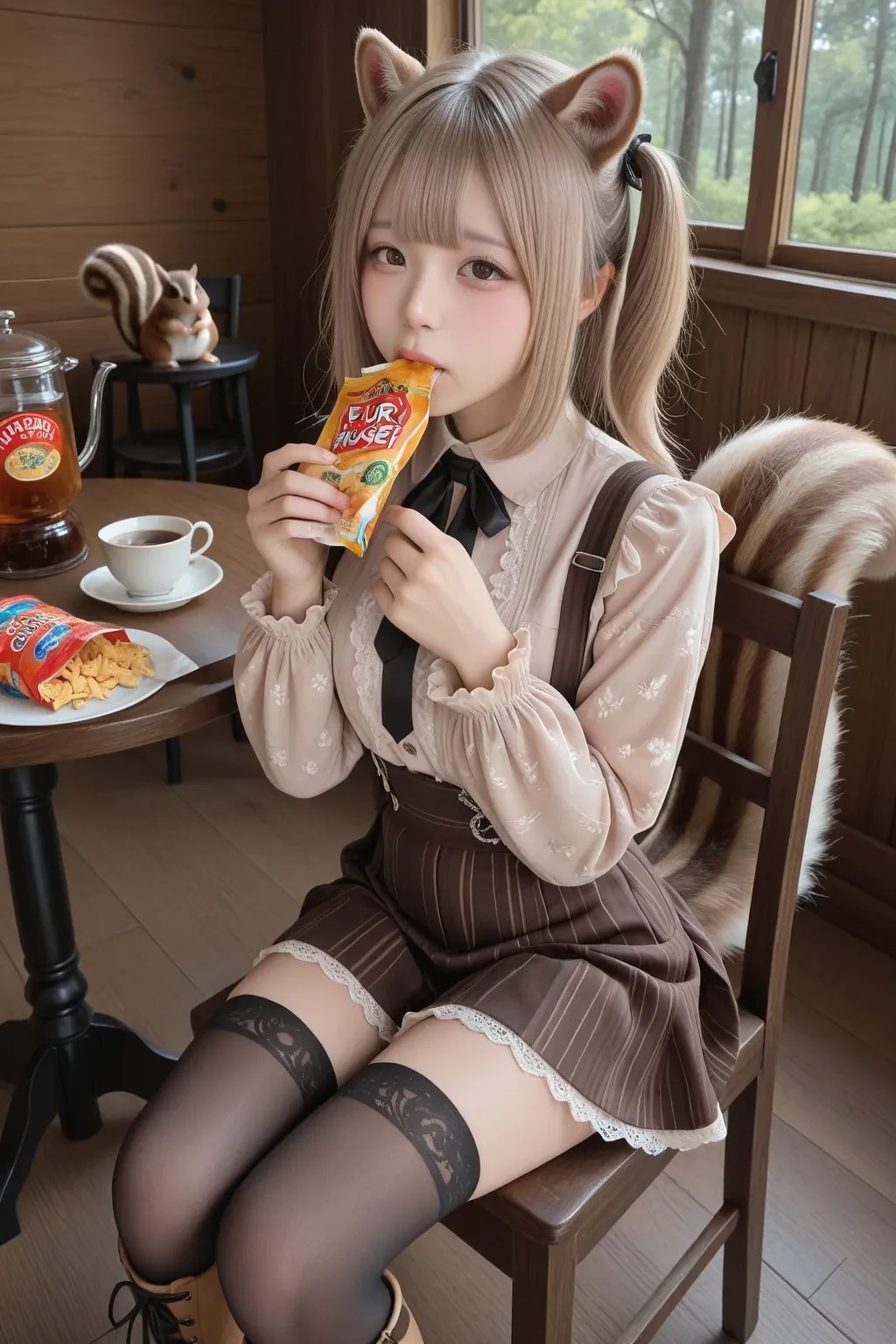 シルちゃん地雷系フェイス002《おいでよ どうぶつの娘》