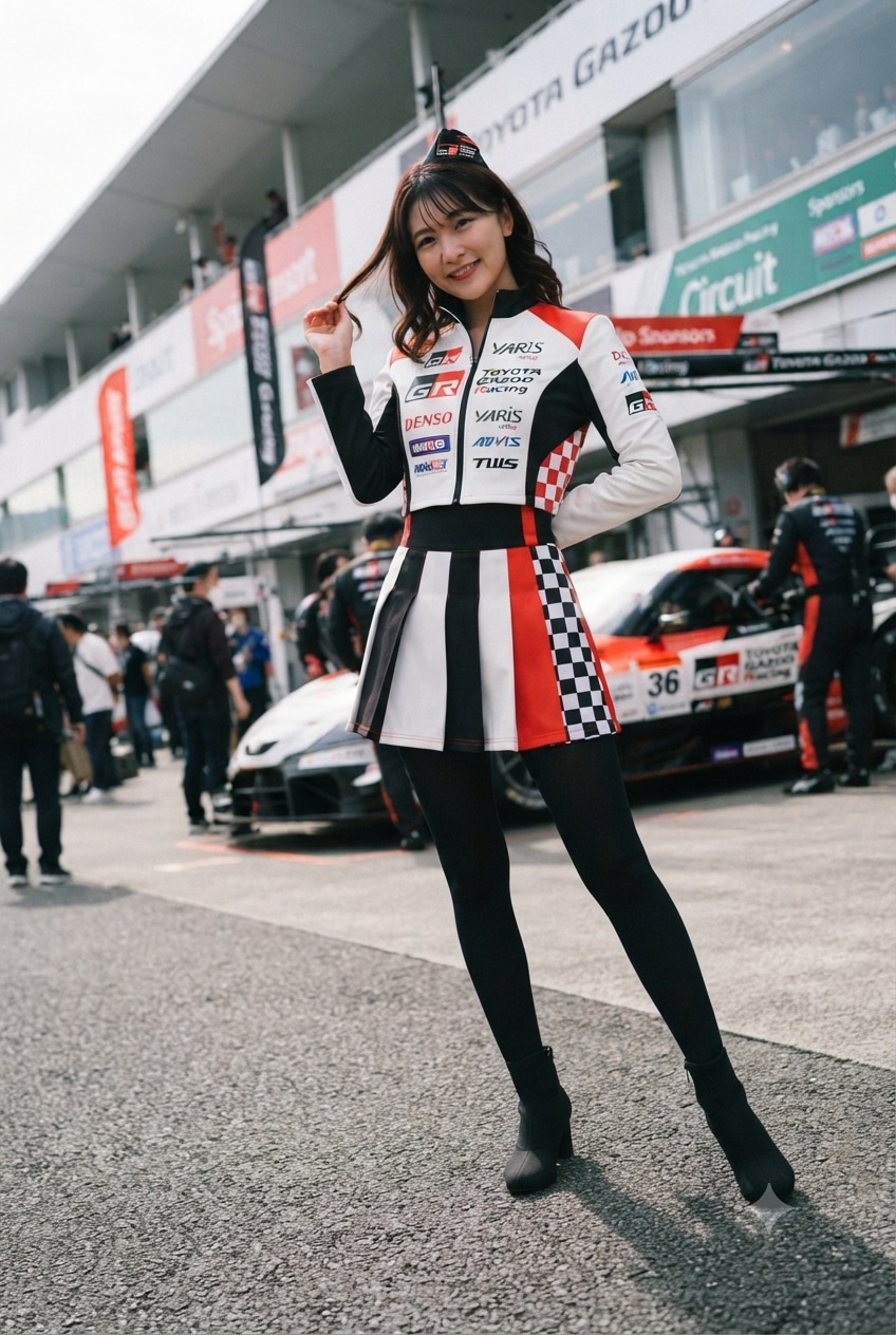 GRレーシング レースクイーンの衣装
