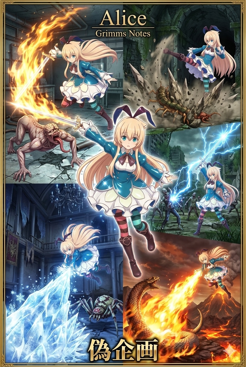 グリムノーツ　アリス | の人気AIイラスト・グラビア