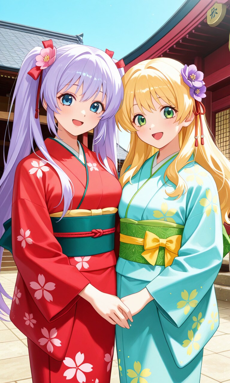 着物少女 | の人気AIイラスト・グラビア