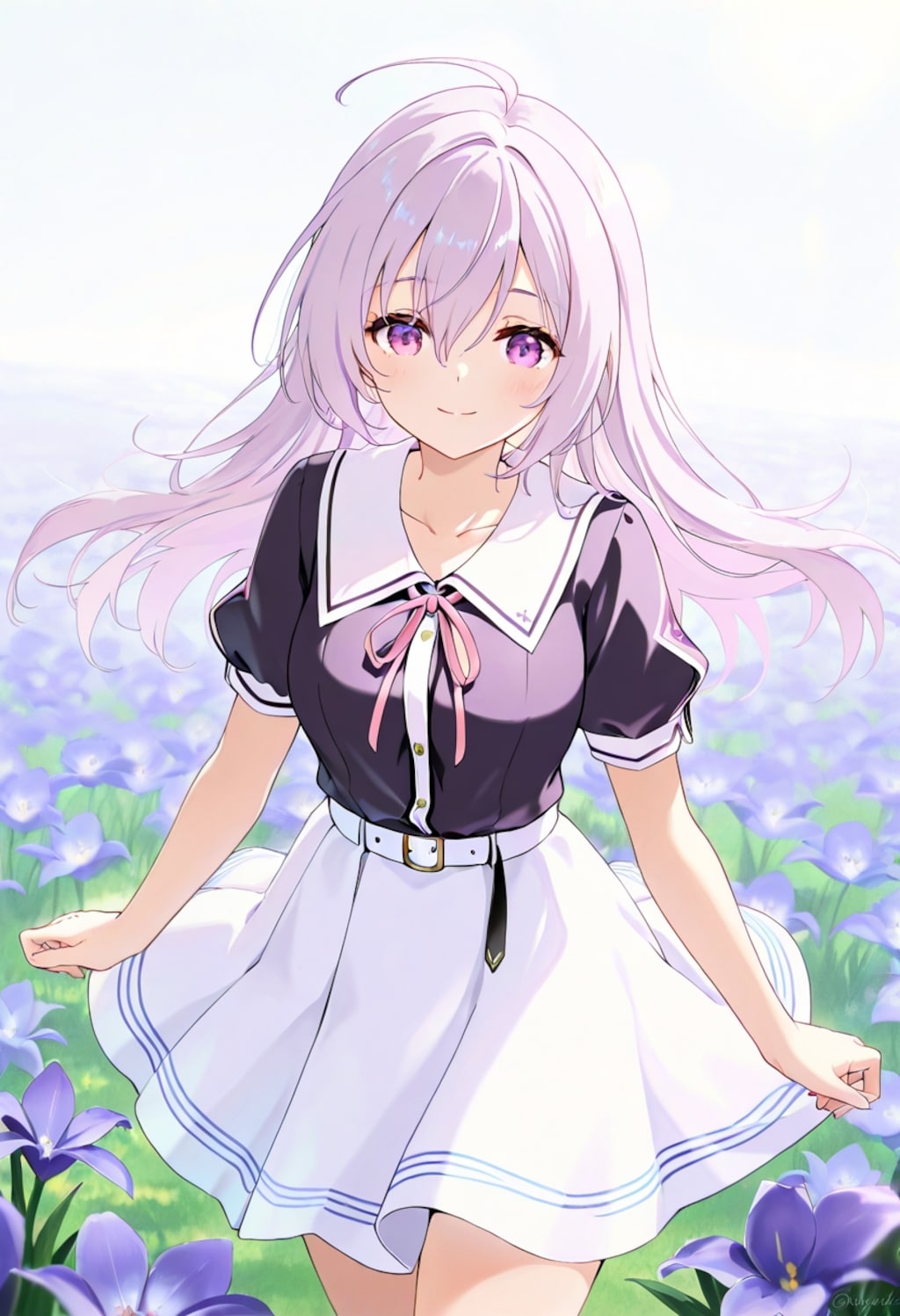 草原の青い花🪻