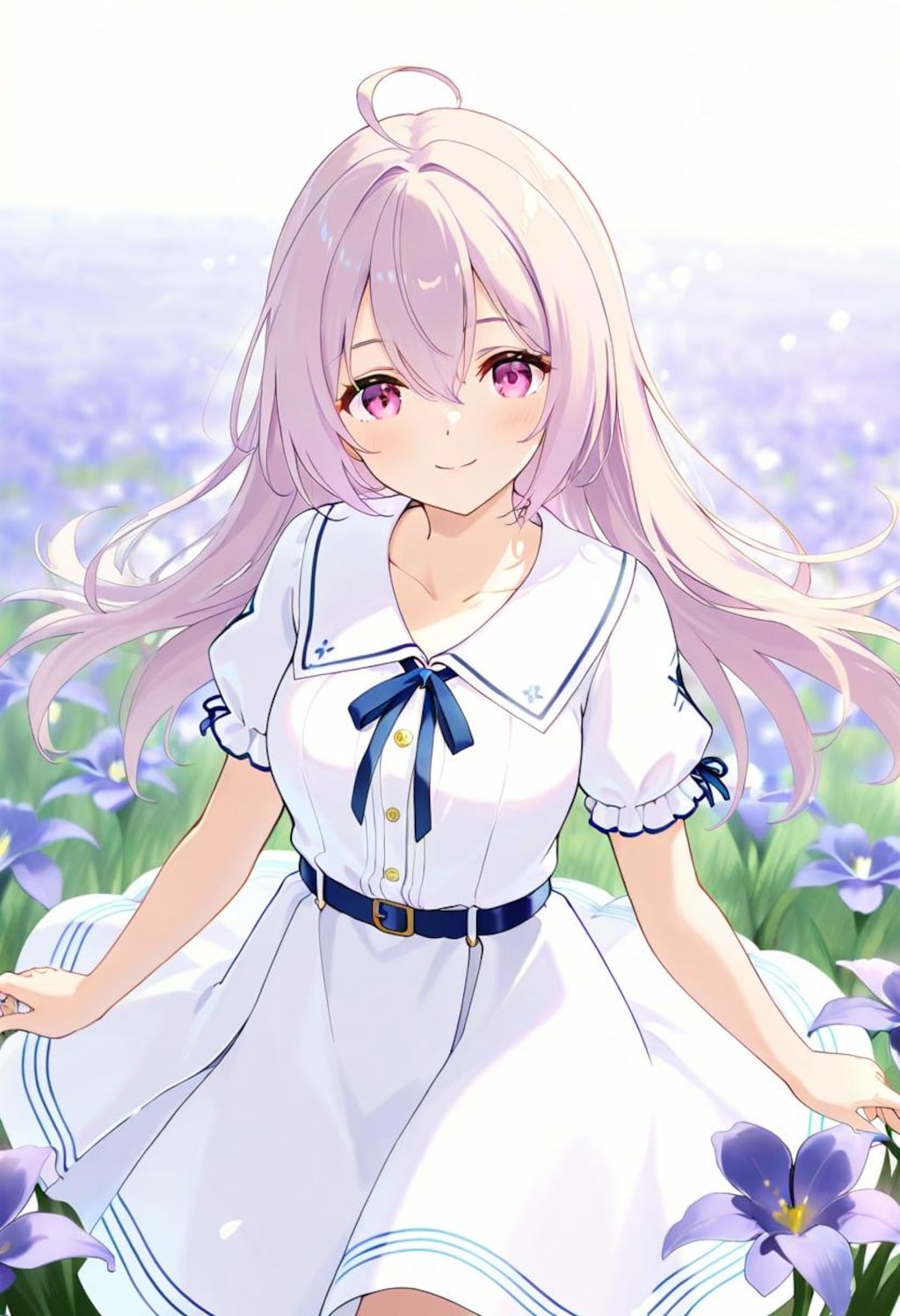 草原の青い花🪻